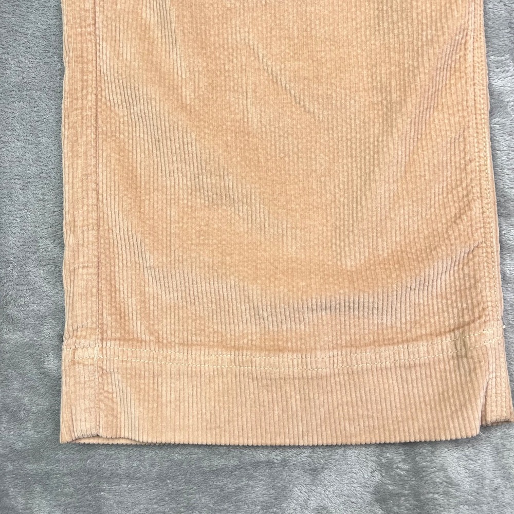 American Eagle Jeans Womens 00 Tan Corduroy Super High Rise Wide Leg Baggy Cargo - Picture 3 of 16
